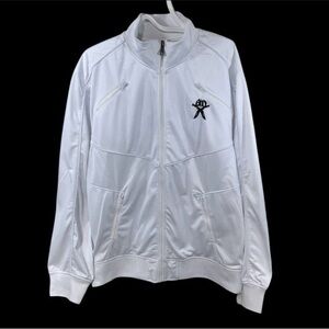White Windbreaker Jacket